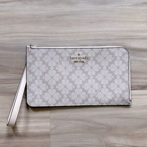 Kate Spade L-Zip Wristlet - Lucy Spade Flower